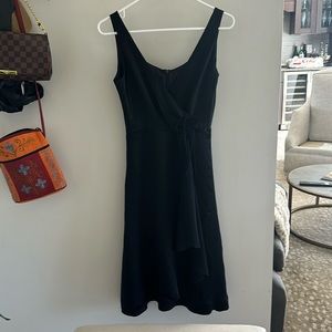 Black silk dress